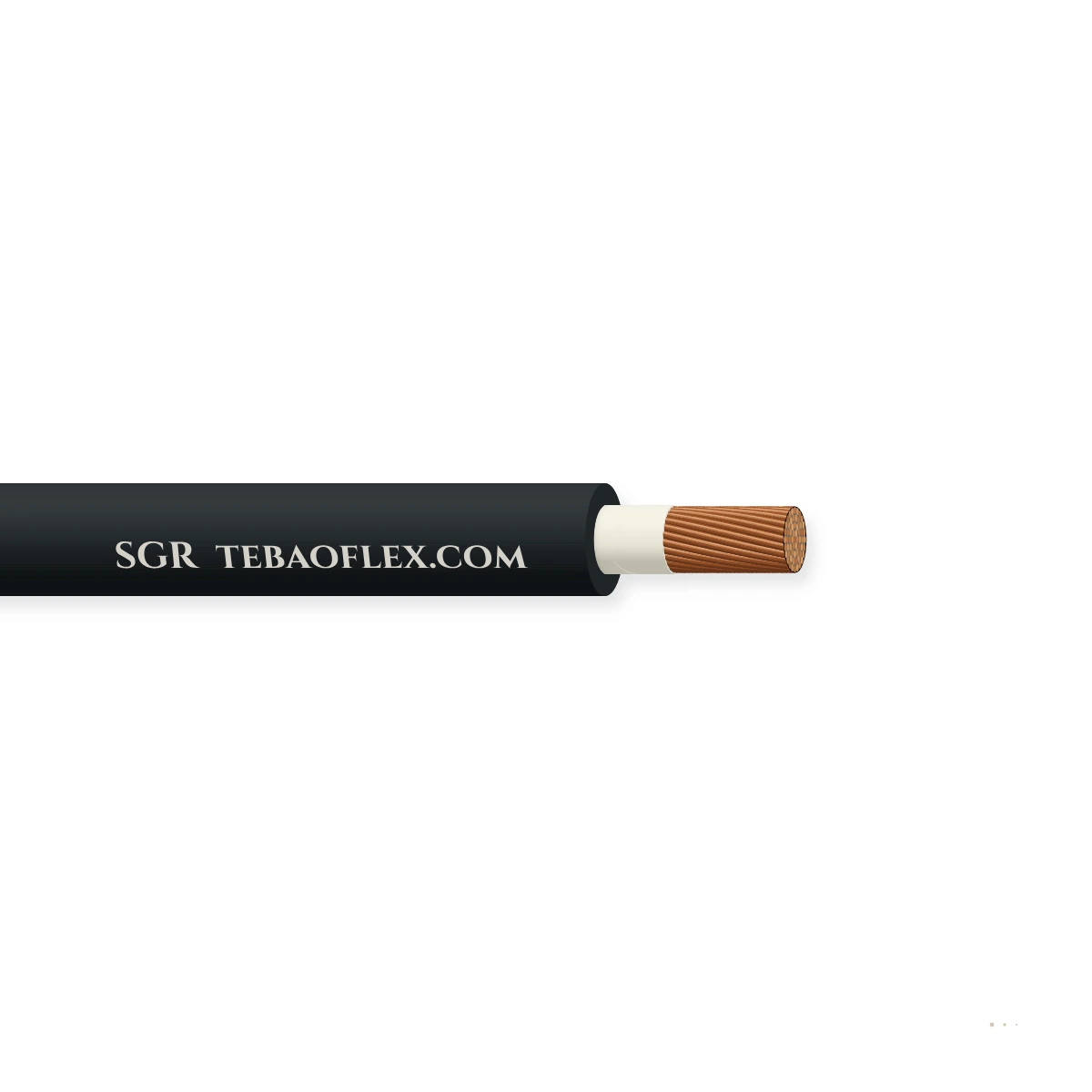 SGR Caucho Battery Cable – vista lateral