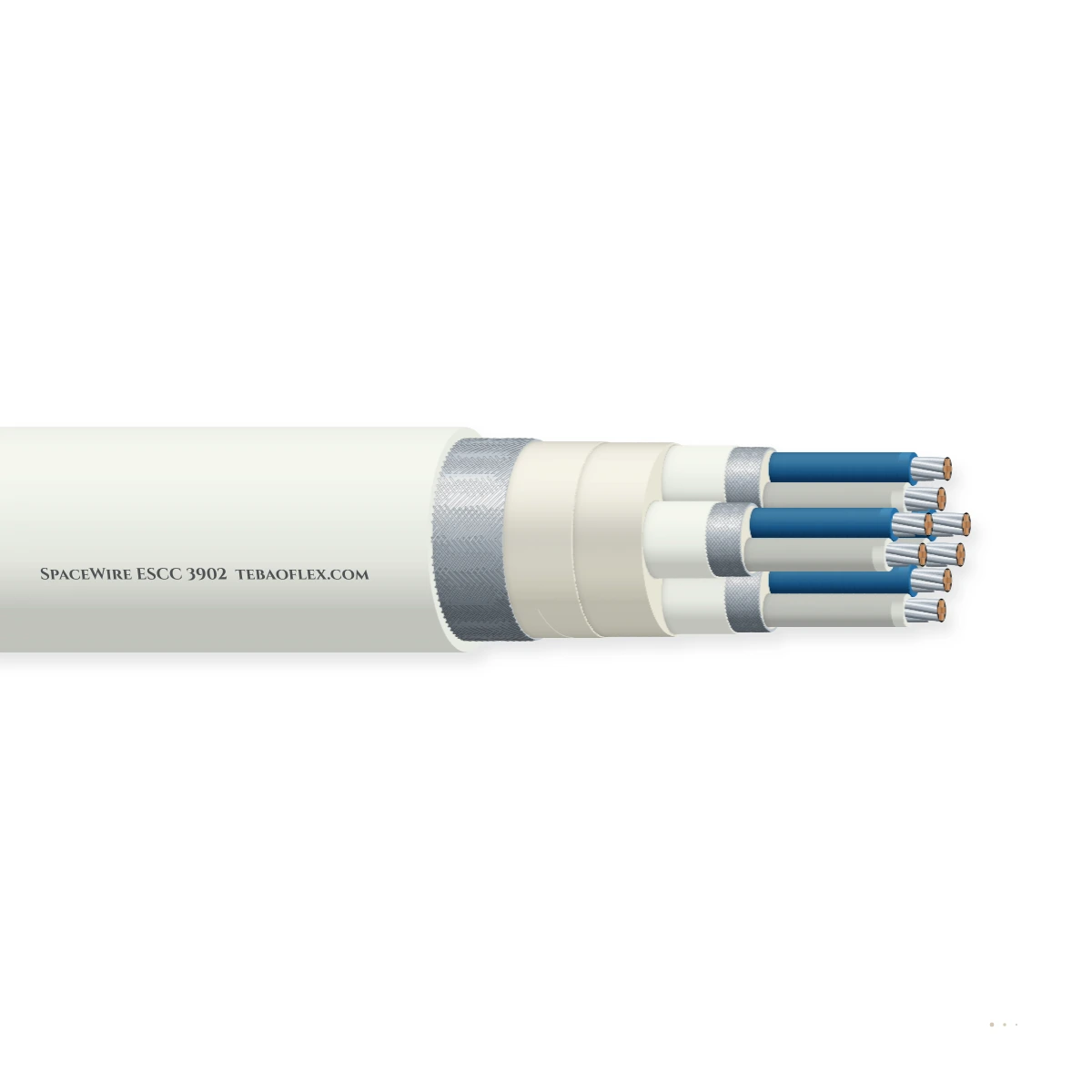 SpaceWire ESCC 3902 ESCC 3902 SpaceWire De alta velocidad LVDS – vista lateral