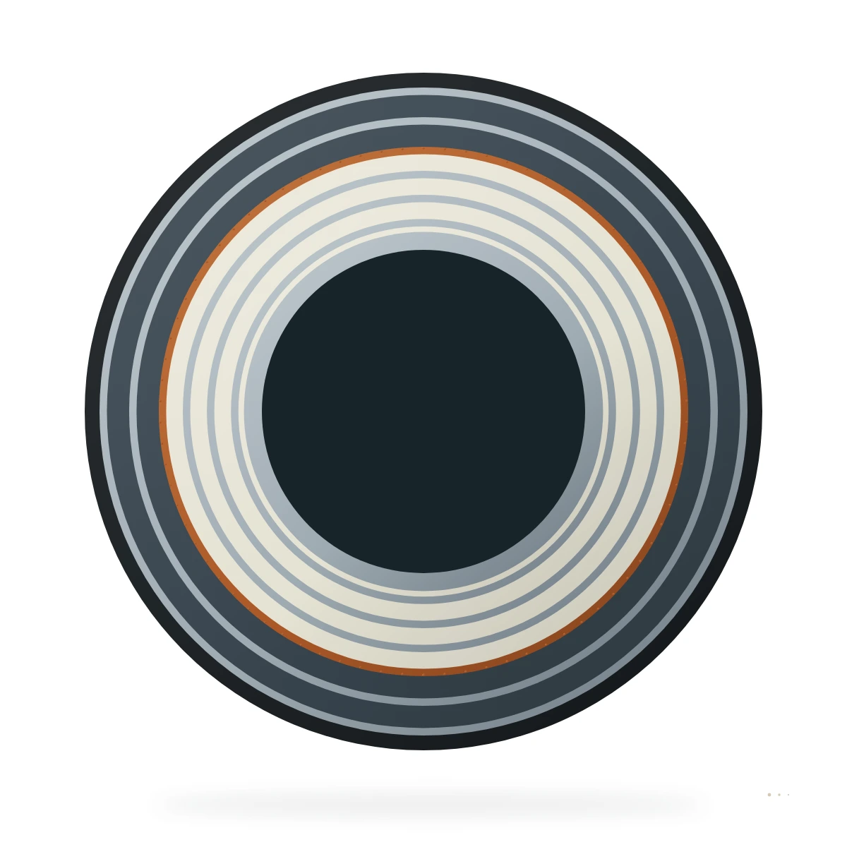 Trifásico HTS Potencia Cable – sección transversal
