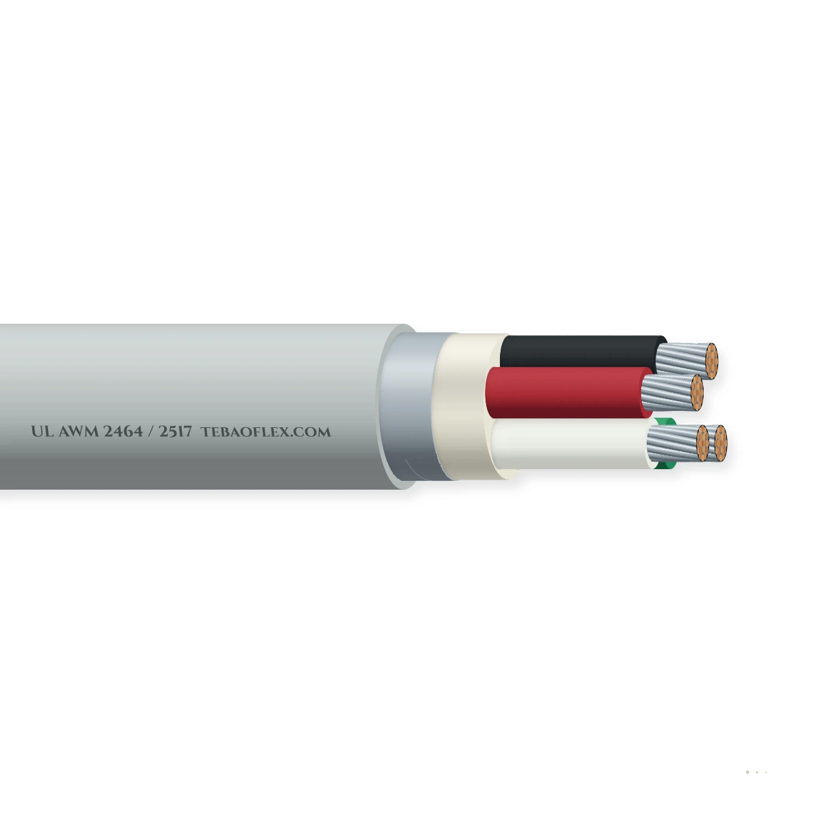 UL AWM 2464 / 2517 — horizontal cutaway