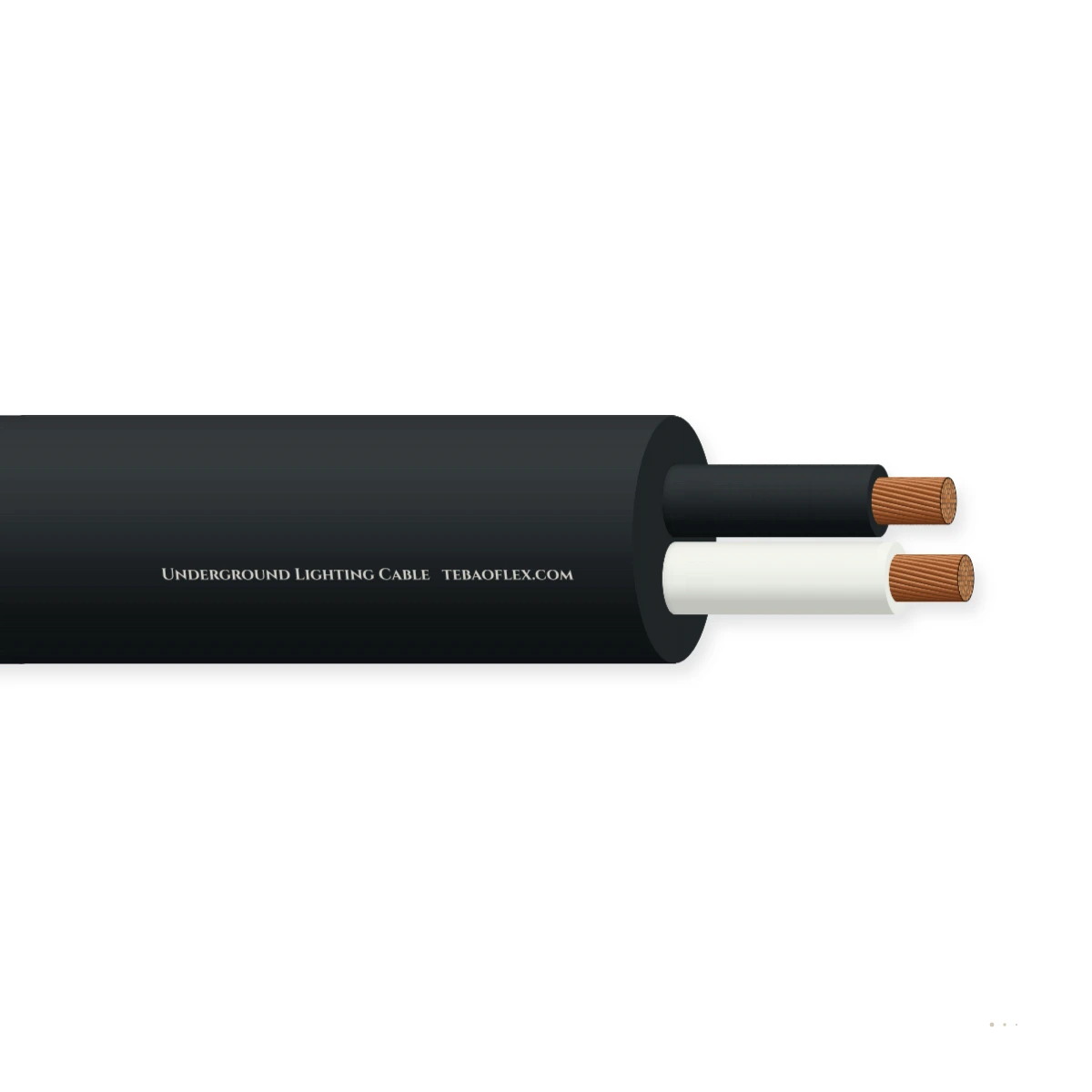 Cable de alumbrado subterráneo – vista lateral