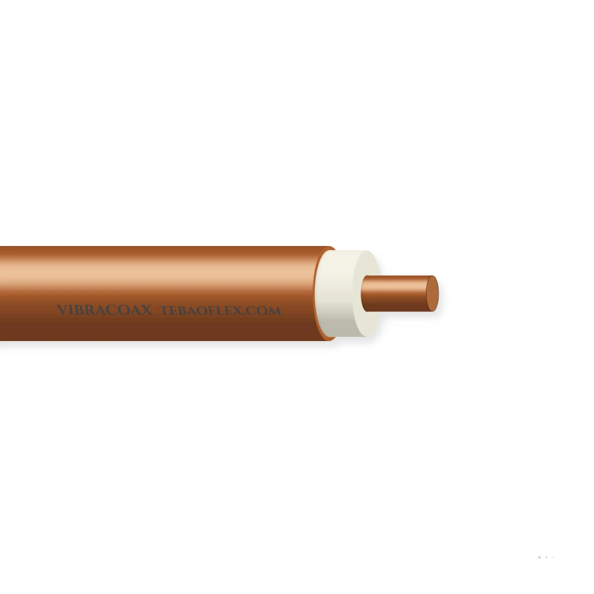 VIBRACOAX Sólido-Dieléctrico Piezoelectric Coaxial Vibration & – vista lateral