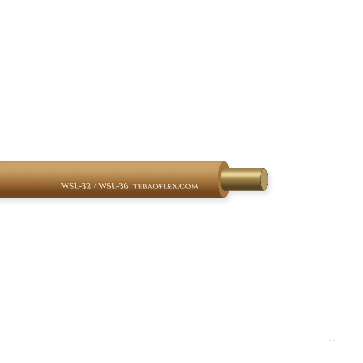 WSL-32 / WSL-36 Austenitic Stainless-Acero Polyimide-Aislado – vista lateral