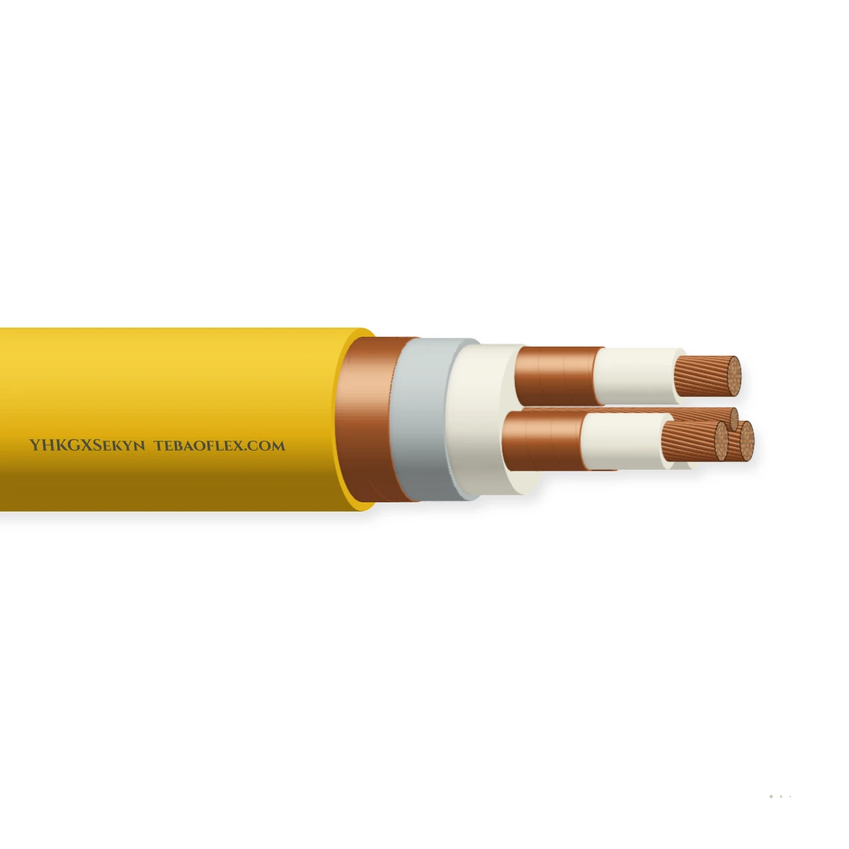 Modelo YHKGXSekyn Cable – vista lateral
