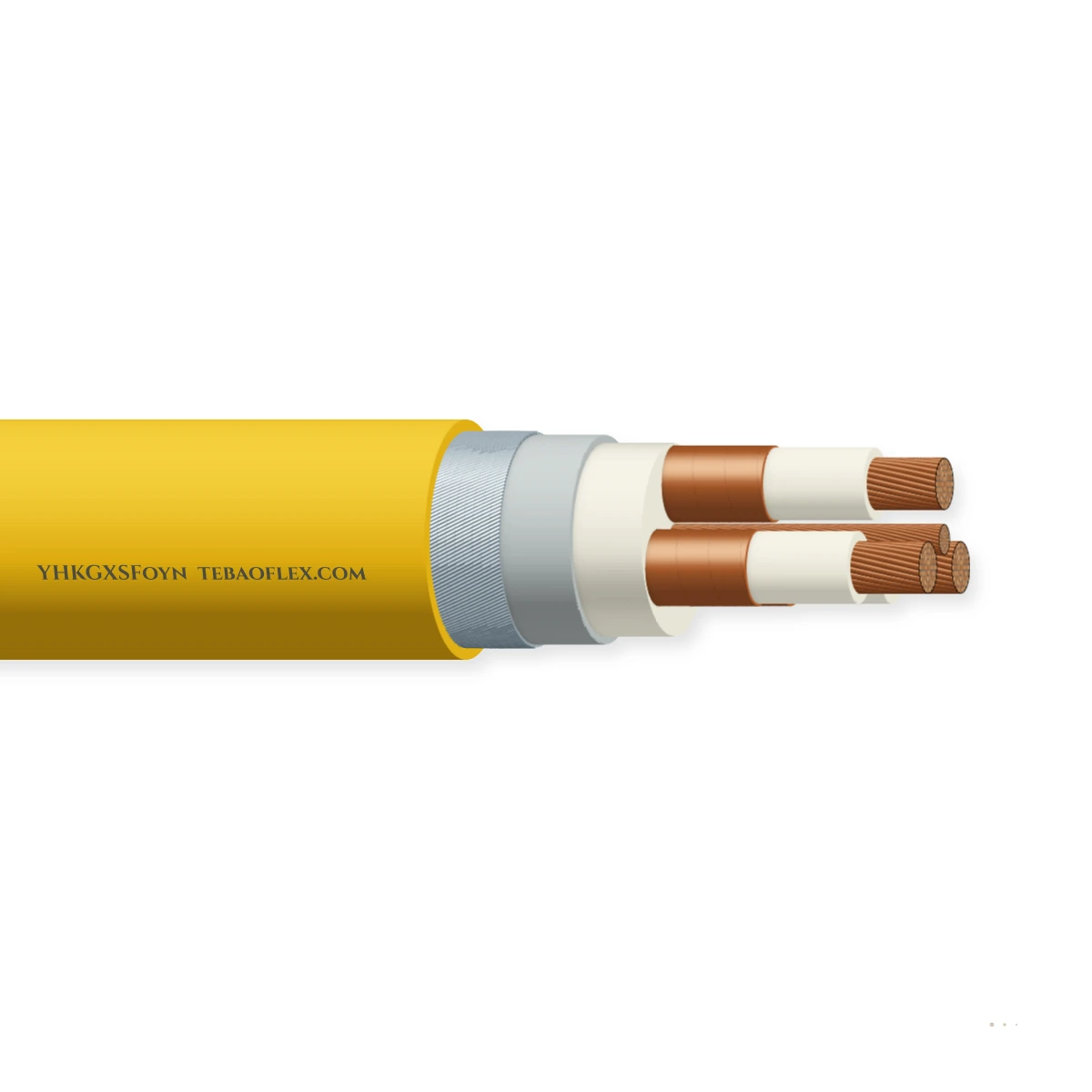 Modelo YHKGXSFoyn Cable – vista lateral