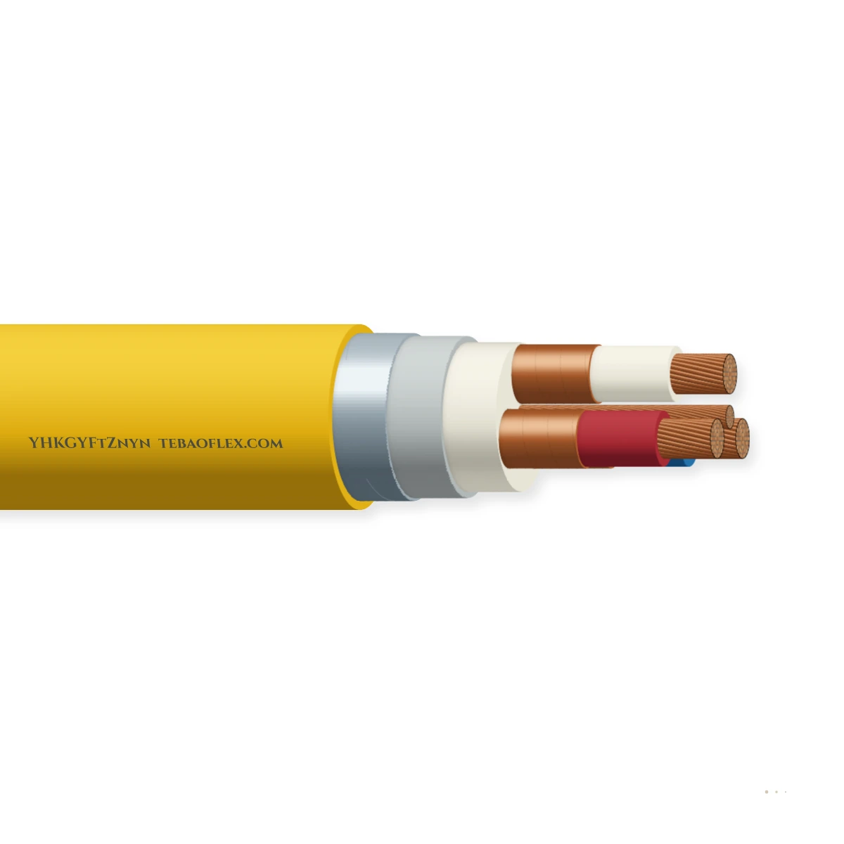 Modelo YHKGYFtZnyn Cable – vista lateral
